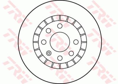 Диск тормозной TRW DF1625