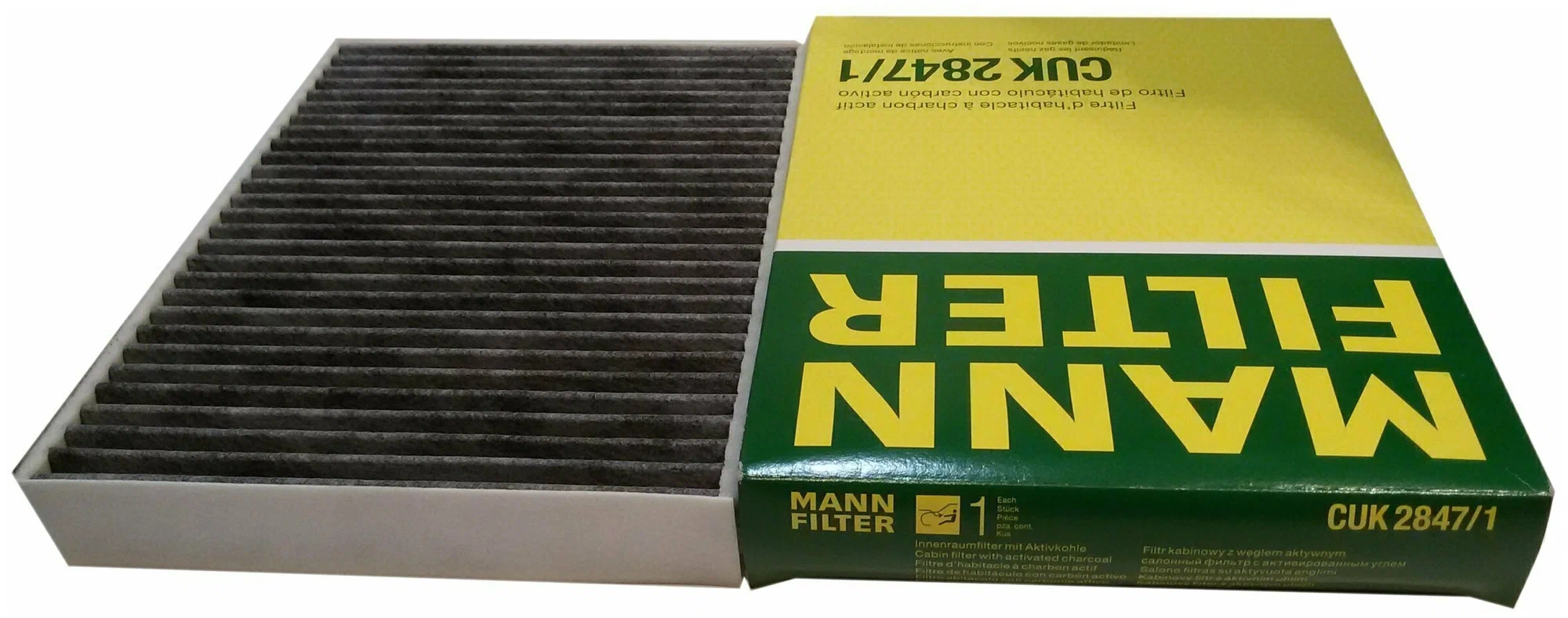 Фильтр салона угольный MANN-FILTER CUK28471