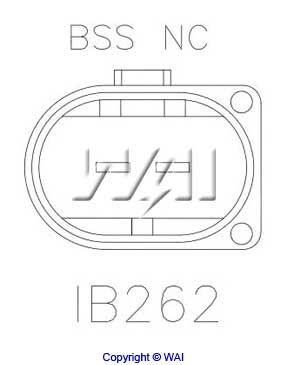 Регулятор напряжения генератора WAI IB262
