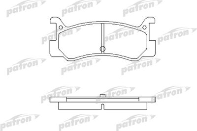 Колодки тормозные дисковые задние PATRON PBP482