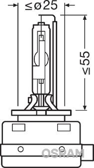 Лампа OSRAM 66548
