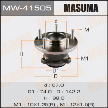 Ступичный узел Masuma MW41505