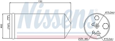 Осушитель кондиционера NISSENS 95325