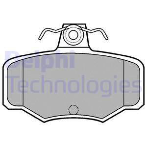 Колодки тормозные DELPHI LP617