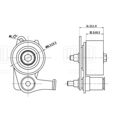 Ролик натяжной ремня ГРМ TRIALLI CM6181