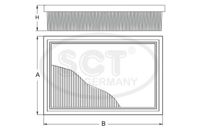 Фильтр воздушный SCT Germany SB3248