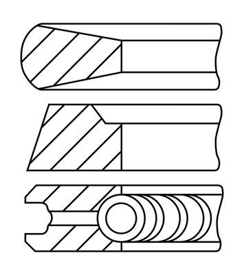 Кольца поршневые Hyundai/Kia 2304027960