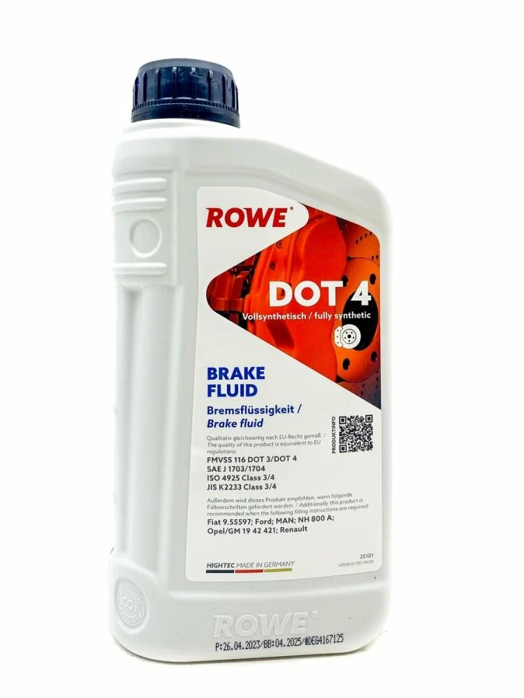 Жидкость тормозная ROWE 25101001099