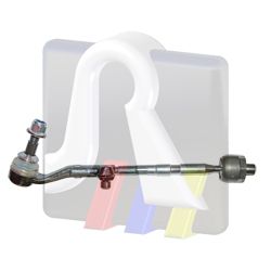 Тяга рулевая левая с наконечником RTS 90095942