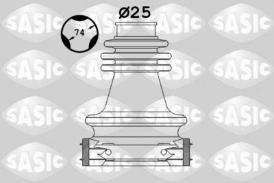 Пыльник ШРУС SASIC 1904048