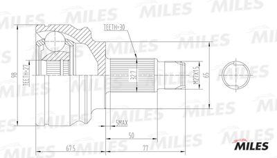 ШРУС наружный Miles GA20042