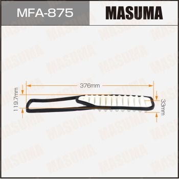 Фильтр воздушный Masuma MFA875