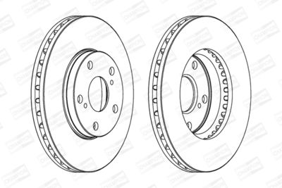 Диск тормозной PMC PRF009
