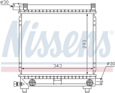 Радиатор NISSENS 62550
