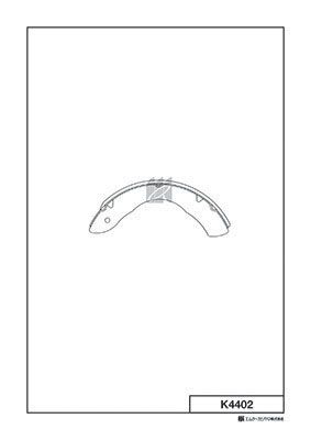 Колодки тормозные барабанные MK KASHIYAMA K4402