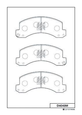 Колодки тормозные передние MK KASHIYAMA D4049M