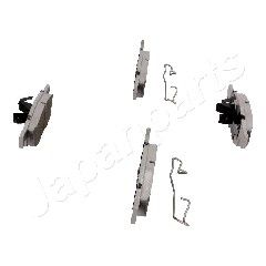 Колодки тормозные дисковые JAPANPARTS PA0090AF