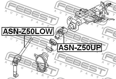 Вал карданный рулевой FEBEST ASNZ50LOW