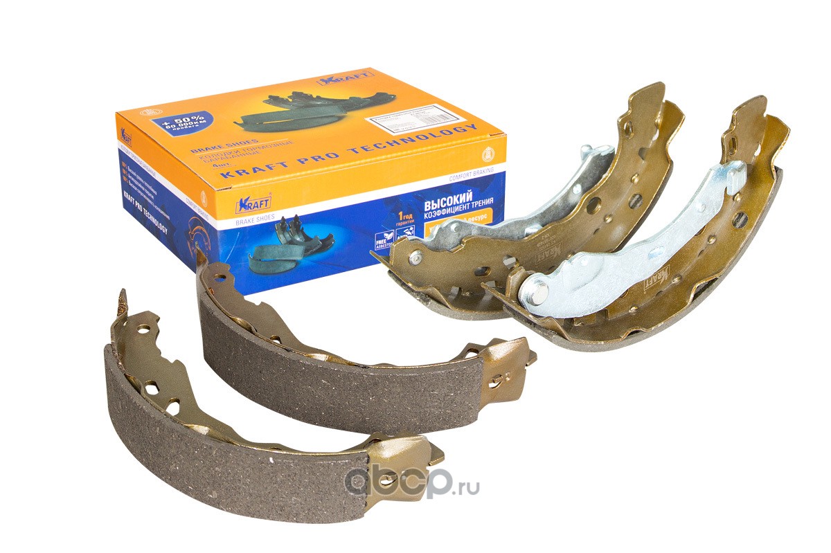Колодки тормозные барабанные KRAFT KT091500