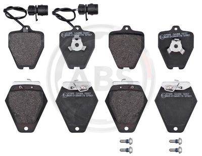 Комплект колодок для дискового тормоза BOSCH 0986494436