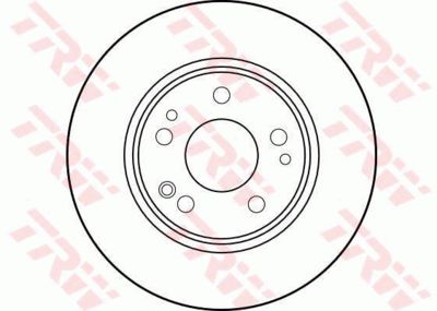 Диск тормозной передний TRW DF1581