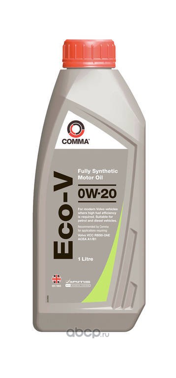 Масло моторное синтетическое Comma ECOV1L