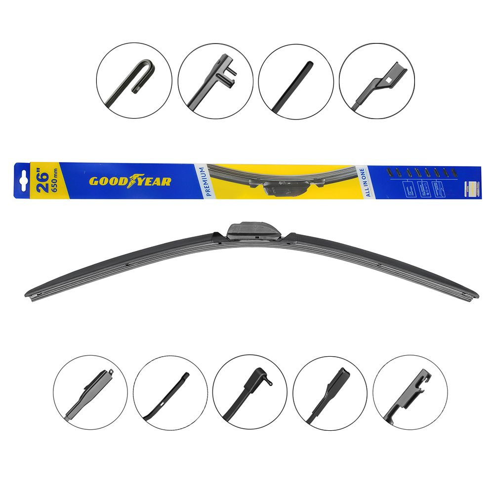 Щетка стеклоочистителя бескаркасная GOODYEAR GY000446
