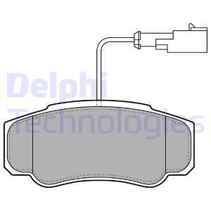 Колодки тормозные дисковые DELPHI LP2054