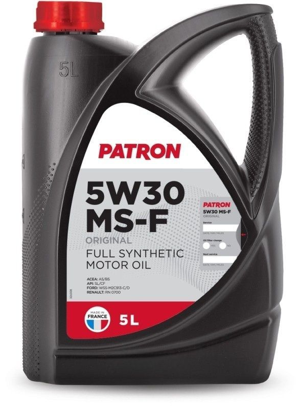 Масло моторное синтетическое PATRON 5W30MSF5LORIGINAL