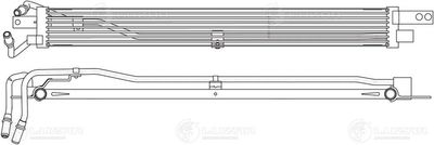 Радиатор масляный LUZAR LOC0363