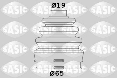 Пыльник ШРУС внутренний SASIC 1906007