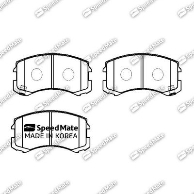 Колодки SPEEDMATE SMBPU140