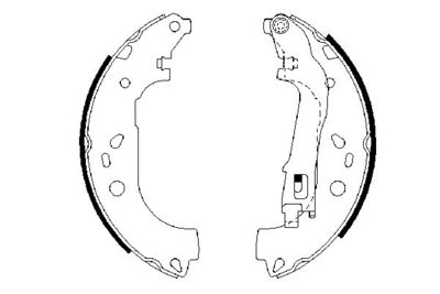 Колодки тормозные барабанные Bosch 0986487717