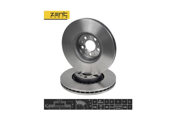 Диск тормозной ZENTPARTS Z06078