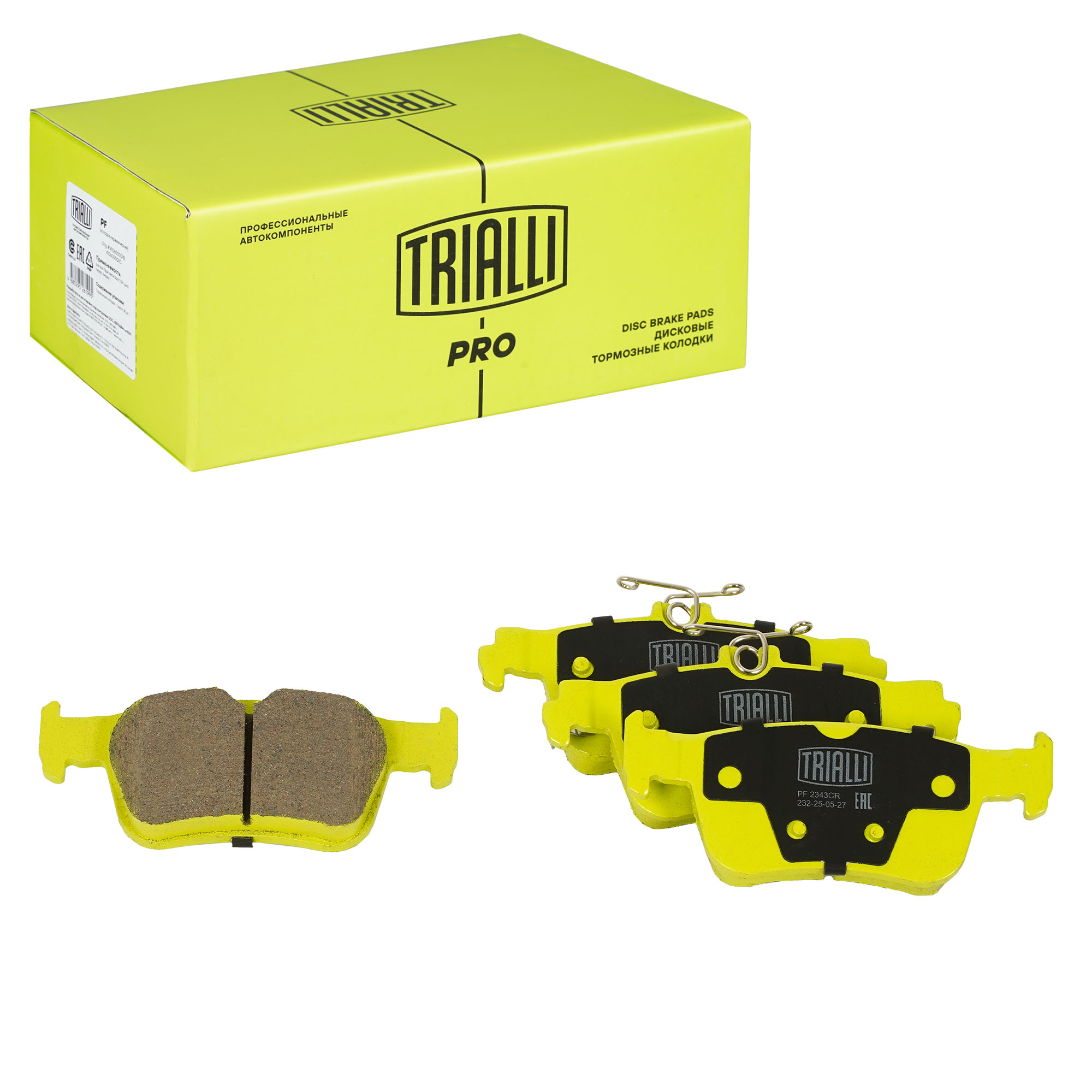 Колодки тормозные задние TRIALLI PF2343CR