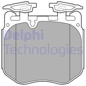 Колодки тормозные передние DELPHI LP3304