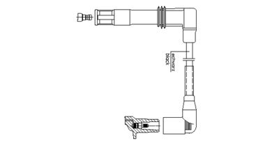 Провод высоковольтный BREMI 1A13E43