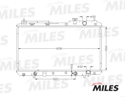 Радиатор Miles ACRB040