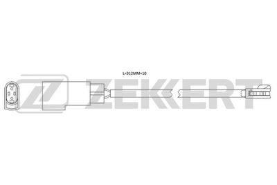 Датчик износа тормозных колодок Zekkert BS8116