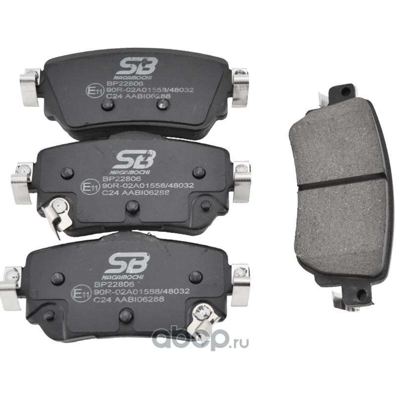 Колодки тормозные задние SB NAGAMOCHI BP22806