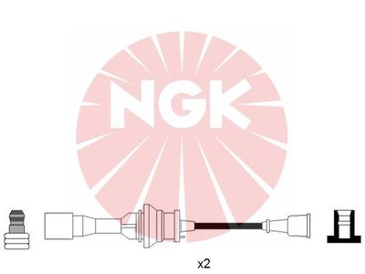 Провод высоковольтный NGK 8647