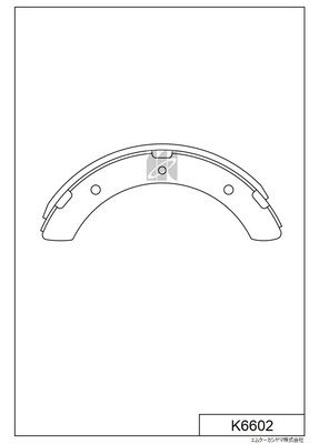 Колодки тормозные задние MK KASHIYAMA K6602