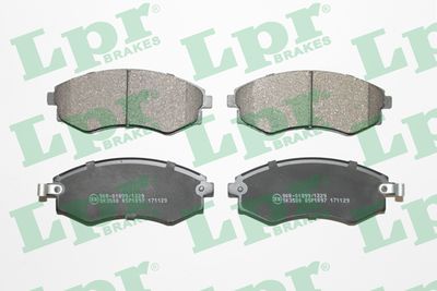 Колодки тормозные дисковые LPR 05P1097