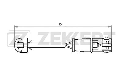 Датчик износа тормозных колодок Zekkert BS8031