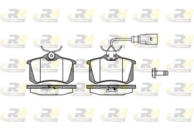 Колодки тормозные дисковые ROADHOUSE 226302