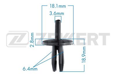 Клипса крепежная LEX WW11504