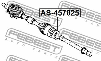 Подшипник привода FEBEST AS457025