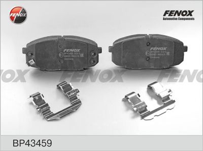 Колодки тормозные передние FENOX BP43459