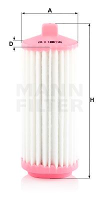 Фильтр воздушный MANN-FILTER C11007