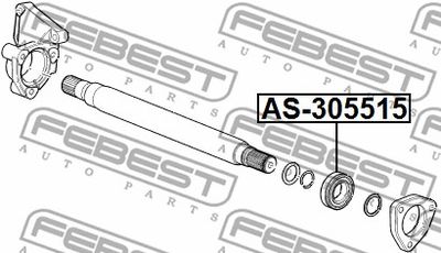 Подшипник привода FEBEST AS305515